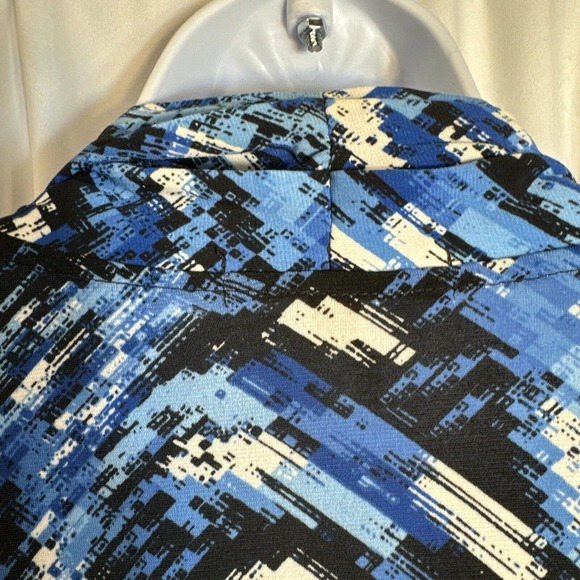 Ellen Tracey lightweight multicolored cardigan Sz Large Holiday Stretch Jersey - Picture 5 of 8